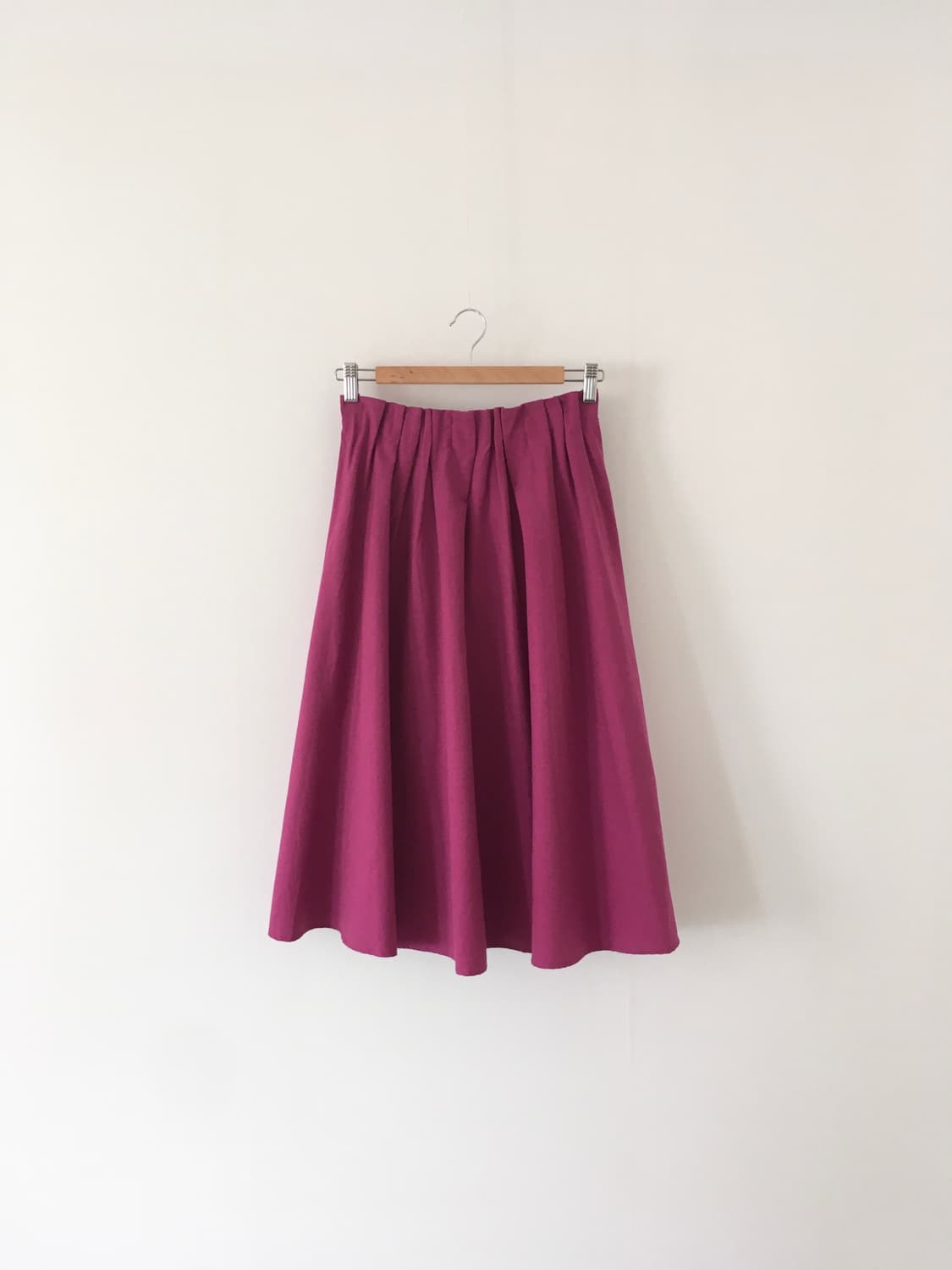 magenta flare skirt 상품이미지1
