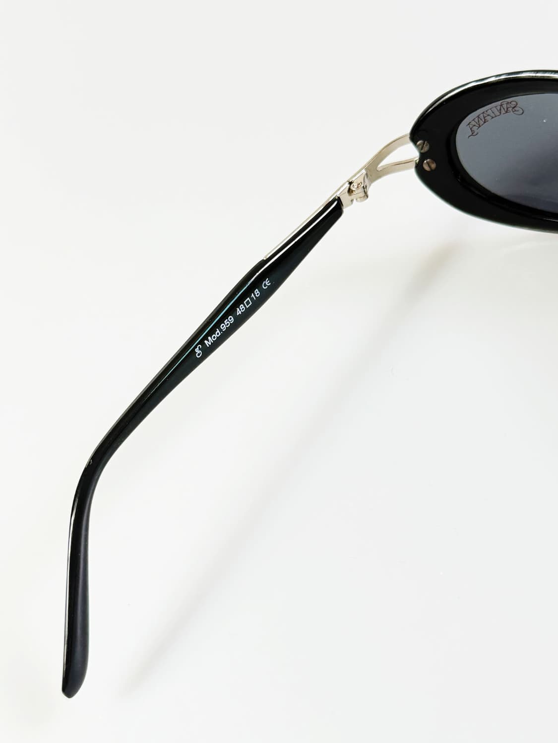 90s SANTANA 블랙 오벌 프레임 빈티지 선글라스 상품이미지7