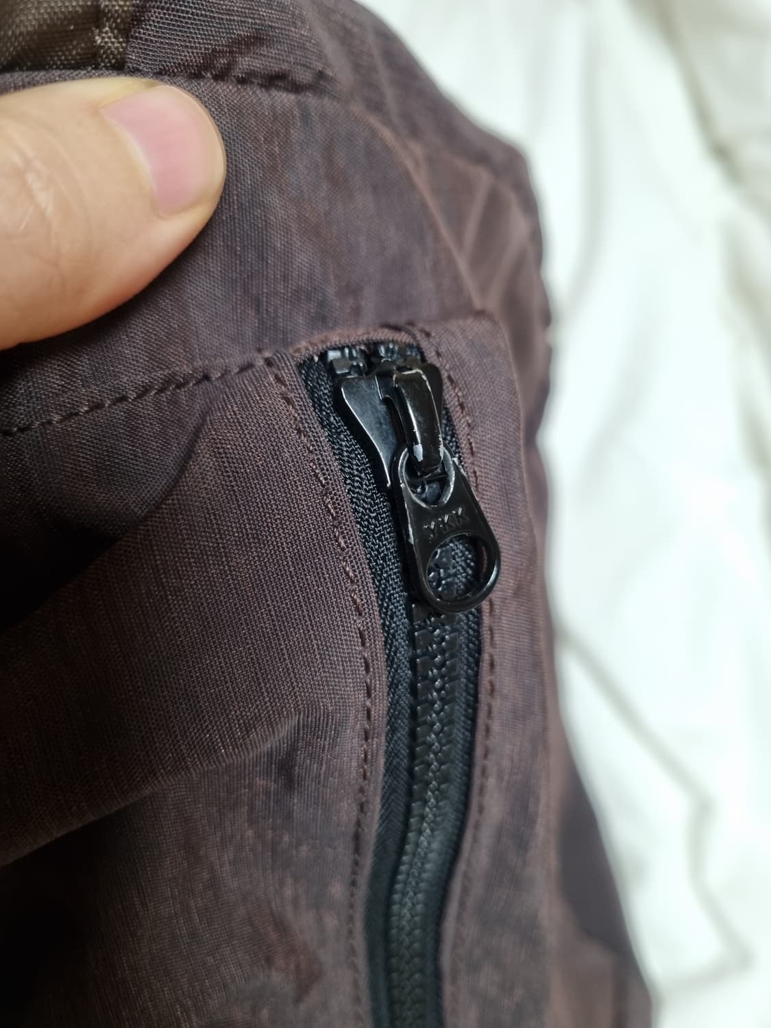 미스치프 나일론 백팩 브라운 상품이미지3