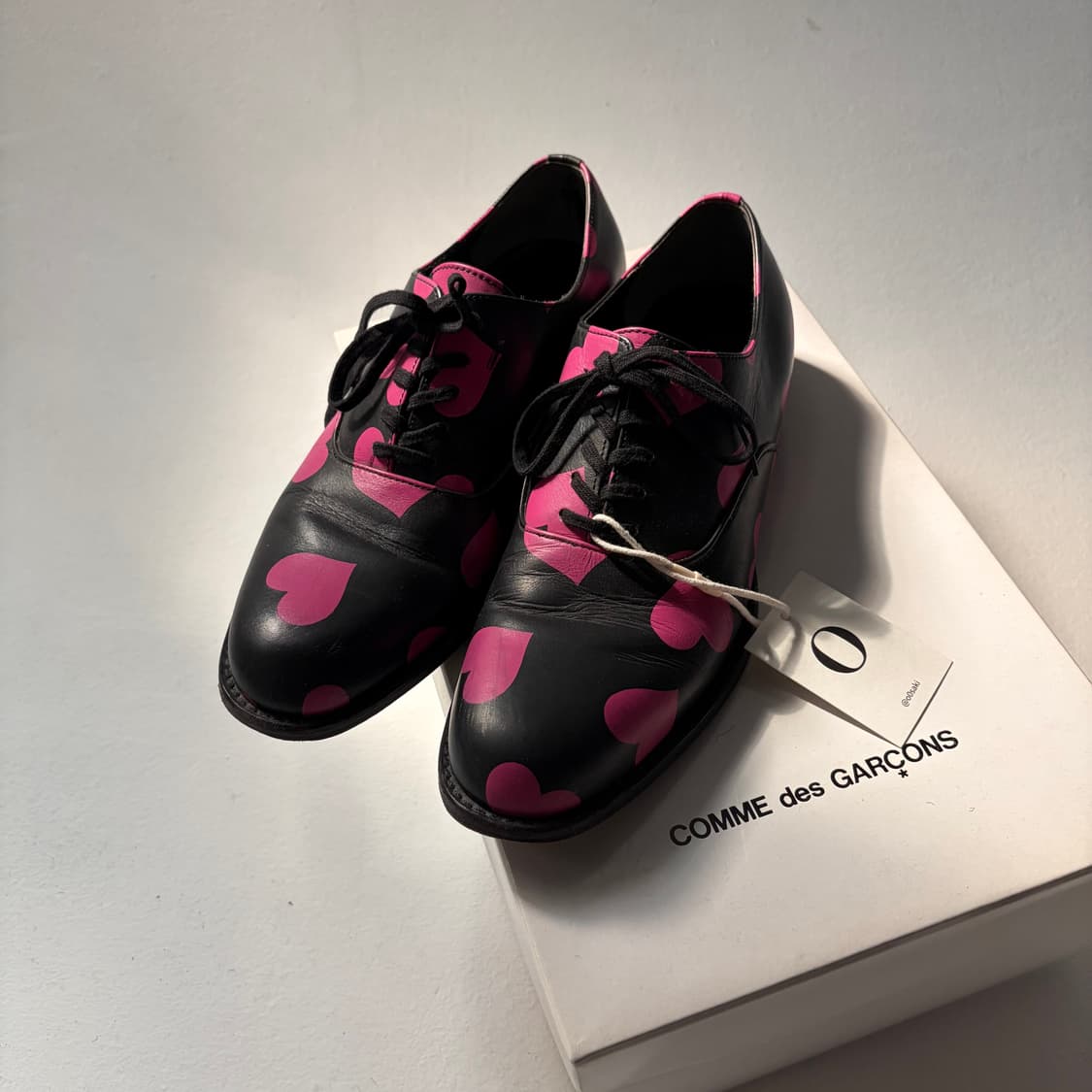 Pink Heart Derby Shoes 상품이미지2