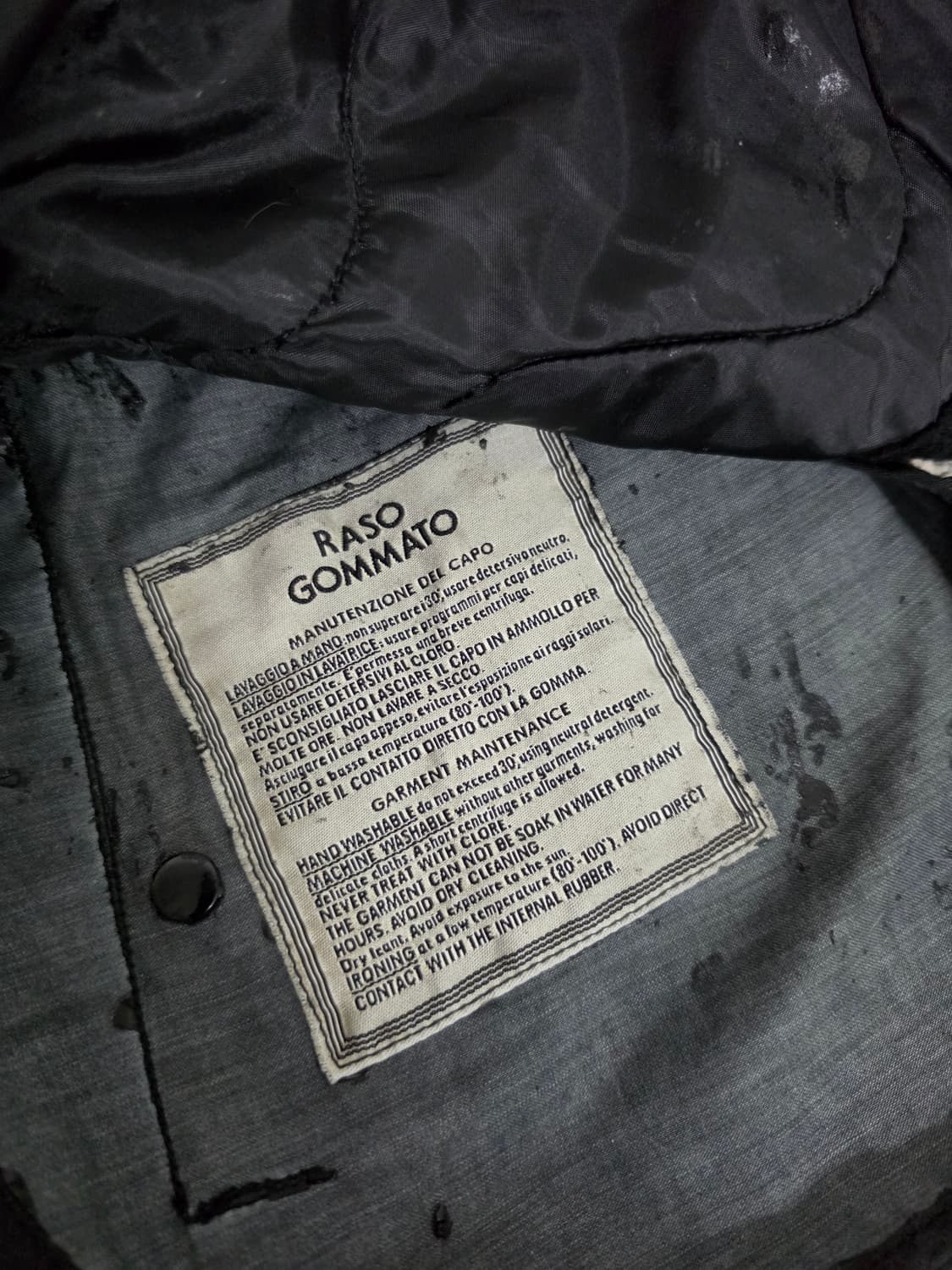 05AW 스톤 아일랜드 Raso Gommato Coat 상품이미지6