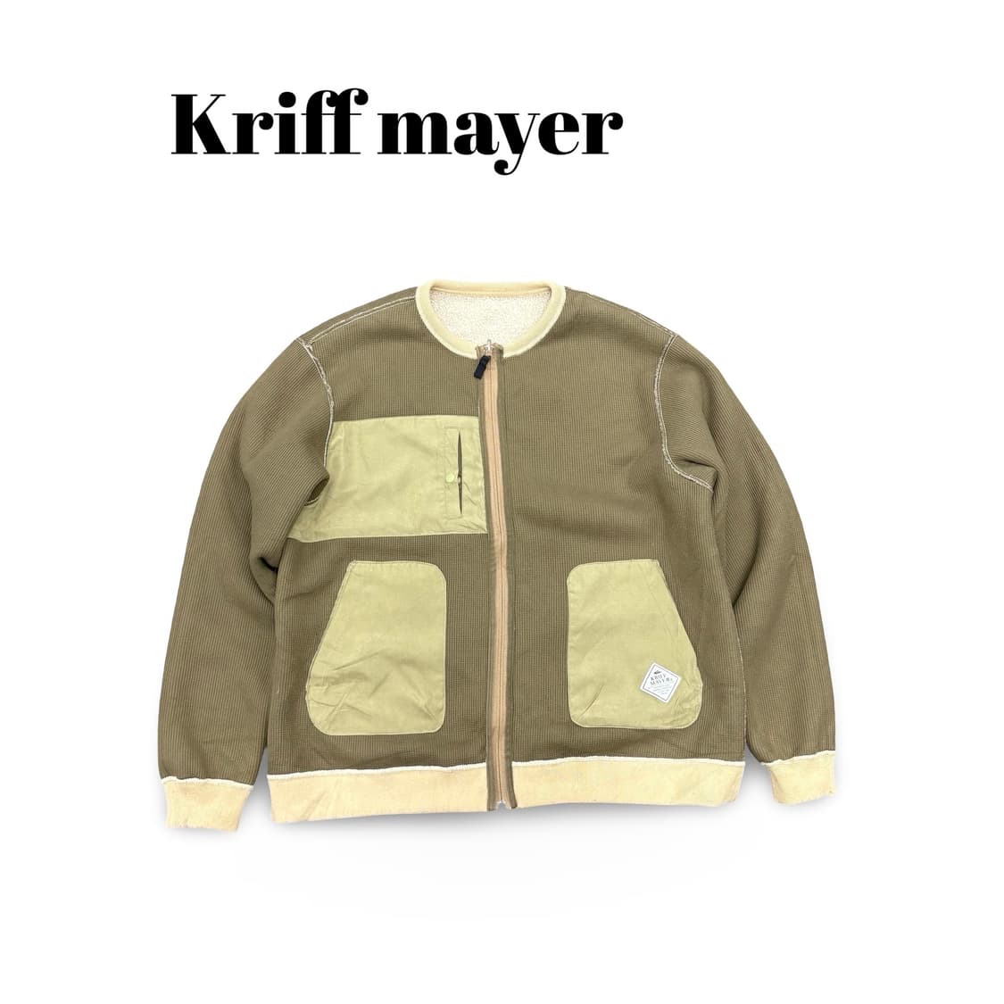 (100)Kriff mayer 리버시블와플플리스 상품이미지1