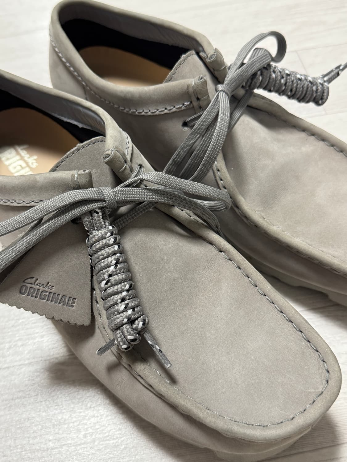 클락스 왈라비 GTX 그레이 누벅 270 상품이미지9