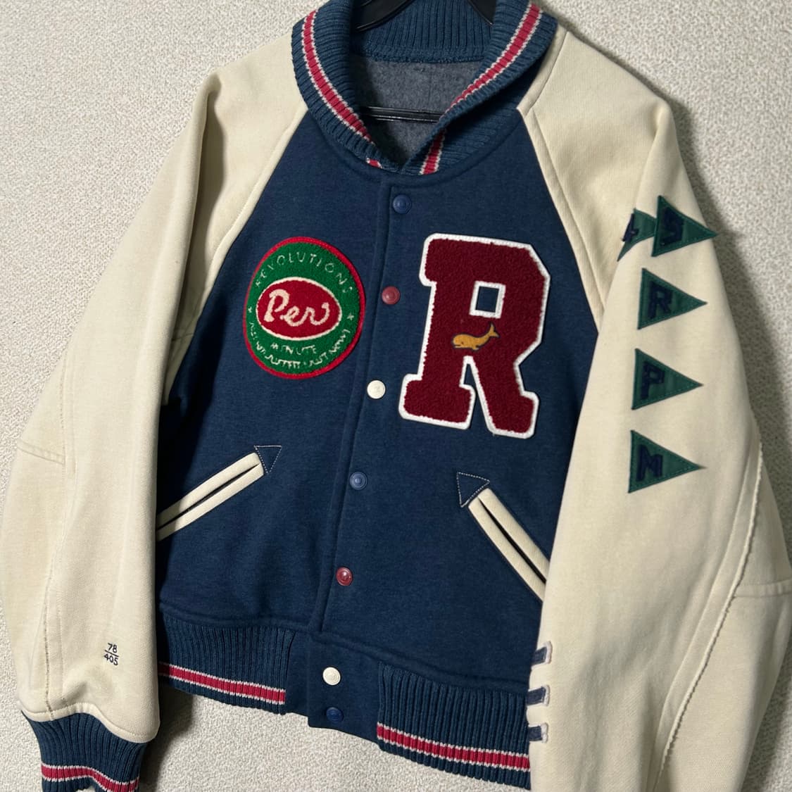  (M) 45RPM 45주년기념 한정판 스타디움 바시티 자켓 상품이미지2