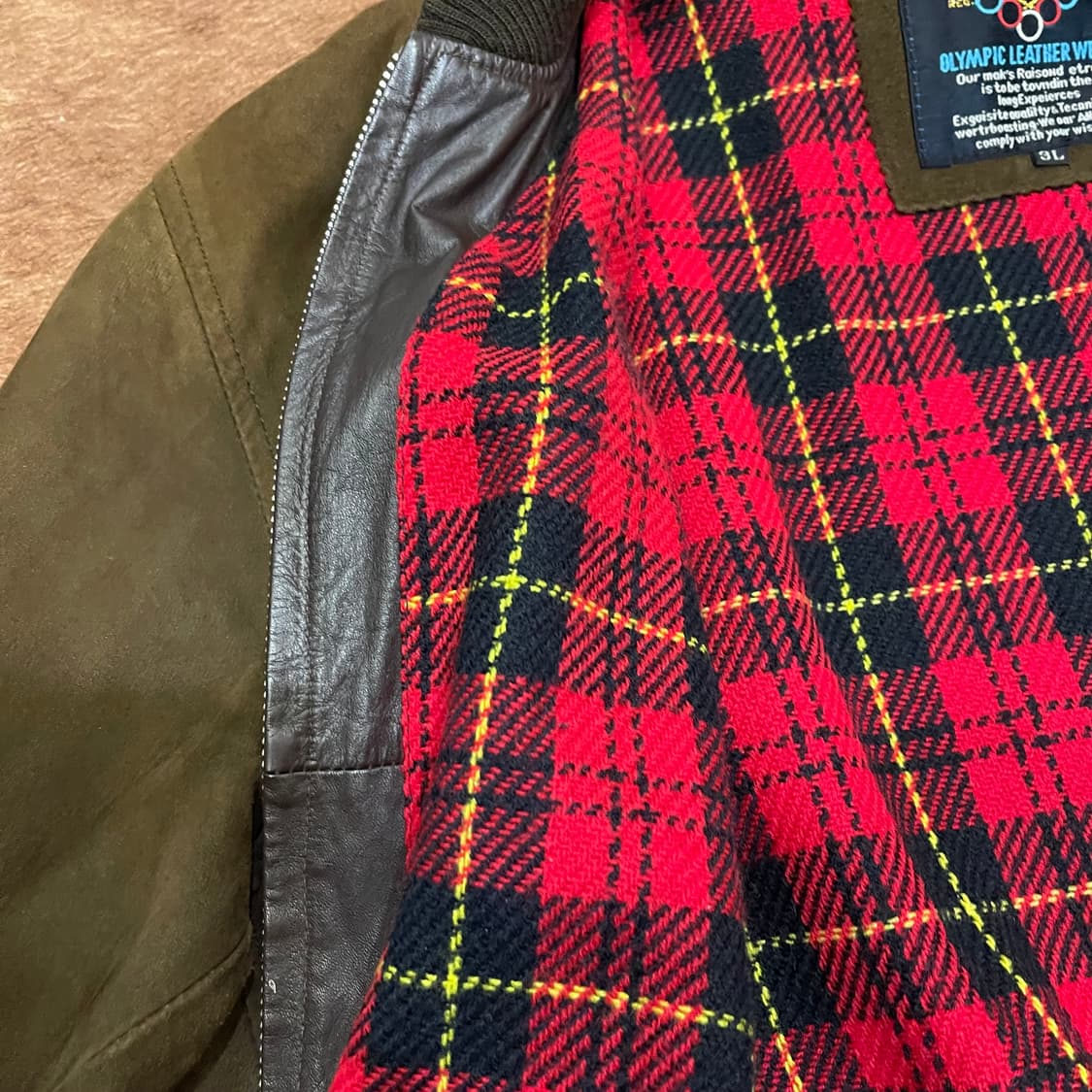 90's vintage leather jacket 상품이미지8