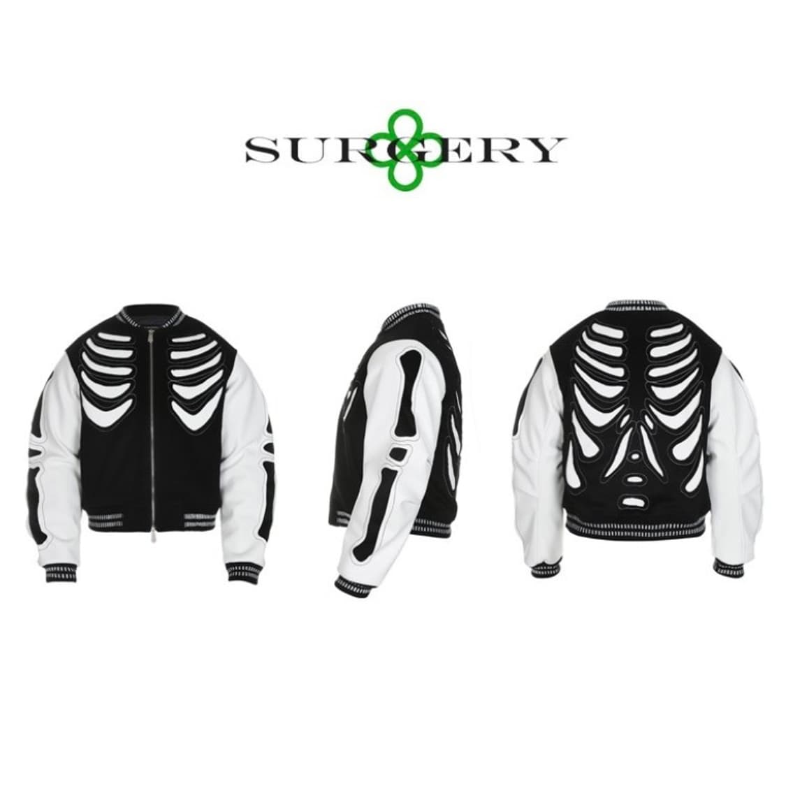 [정품] SURGERY 써저리 본컷팅 아우터 바시티자켓 ver.2 (S) 상품이미지3