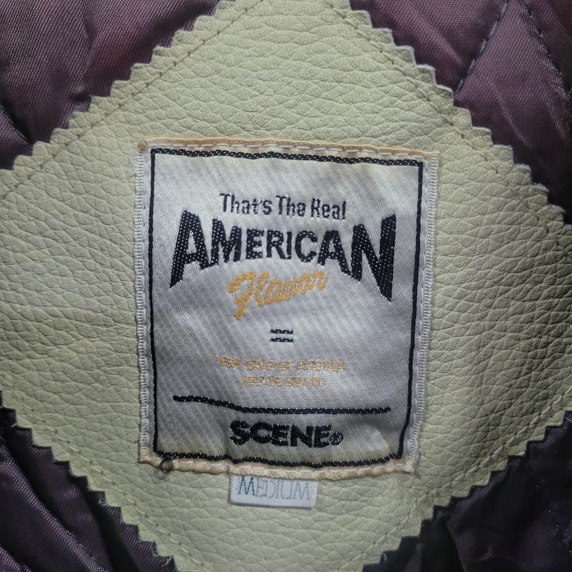 SCENE 80s 울 레더 초빈티지 바시티 자켓 스타디움 자켓  상품이미지8