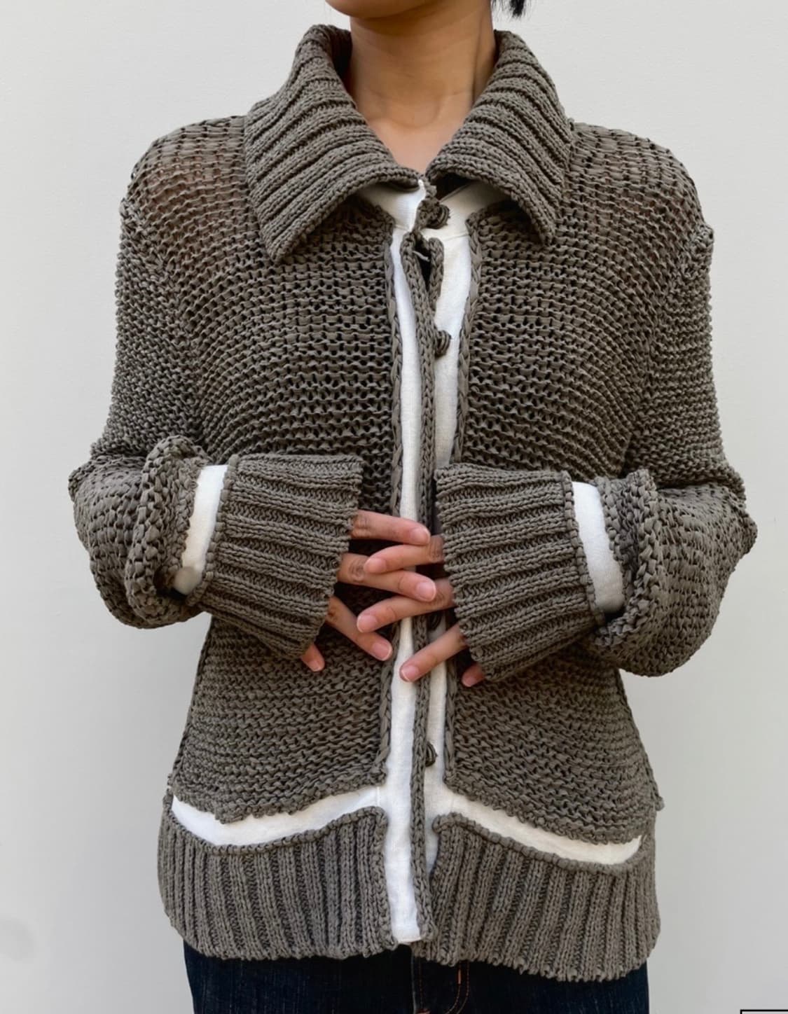 Hiroko koshino 니트 자켓 상품이미지1