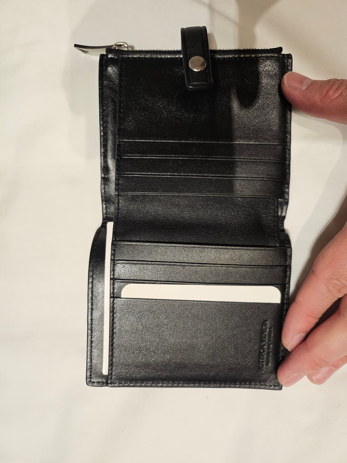 보테가 베네타 반지갑 검정 상품이미지6