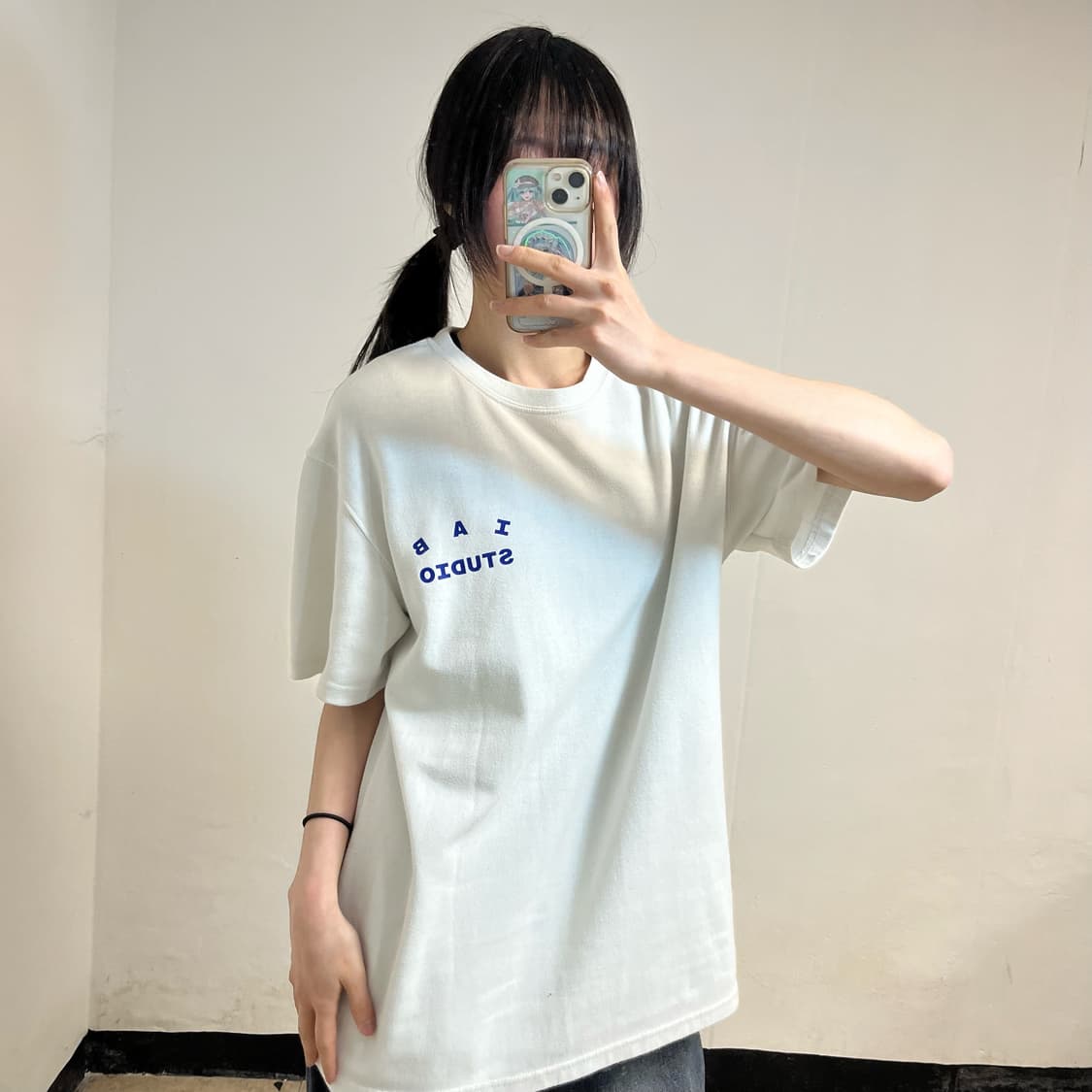 IAB Studio white t-shirt 상품이미지1