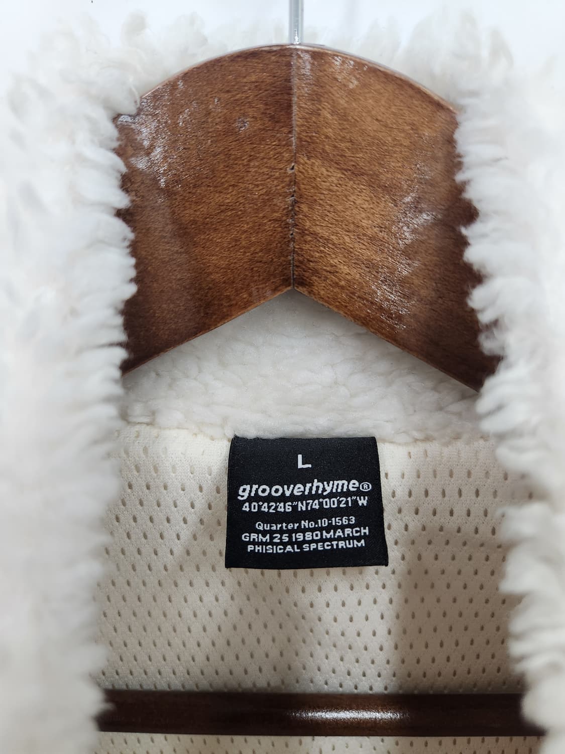 그루브라임 화이트 플리스 자켓 상품이미지7