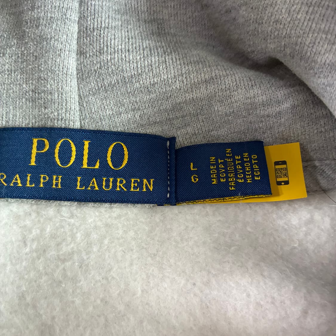 Polo  폴로 랄프로렌 자수 신형 그레이 후드티  상품이미지4