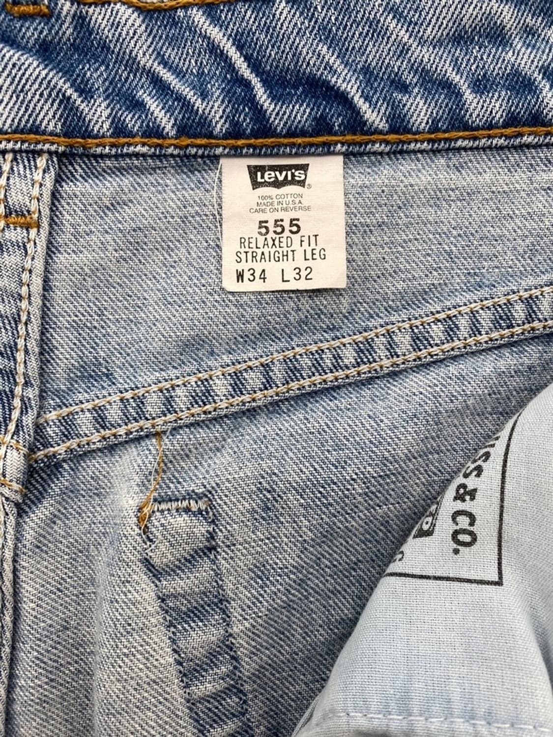 빈티지 리바이스 555 USA 상품이미지8