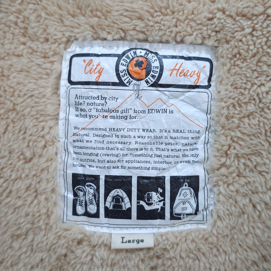 빈티지 EDWIN 피쉬테일파카- 우먼L 상품이미지8