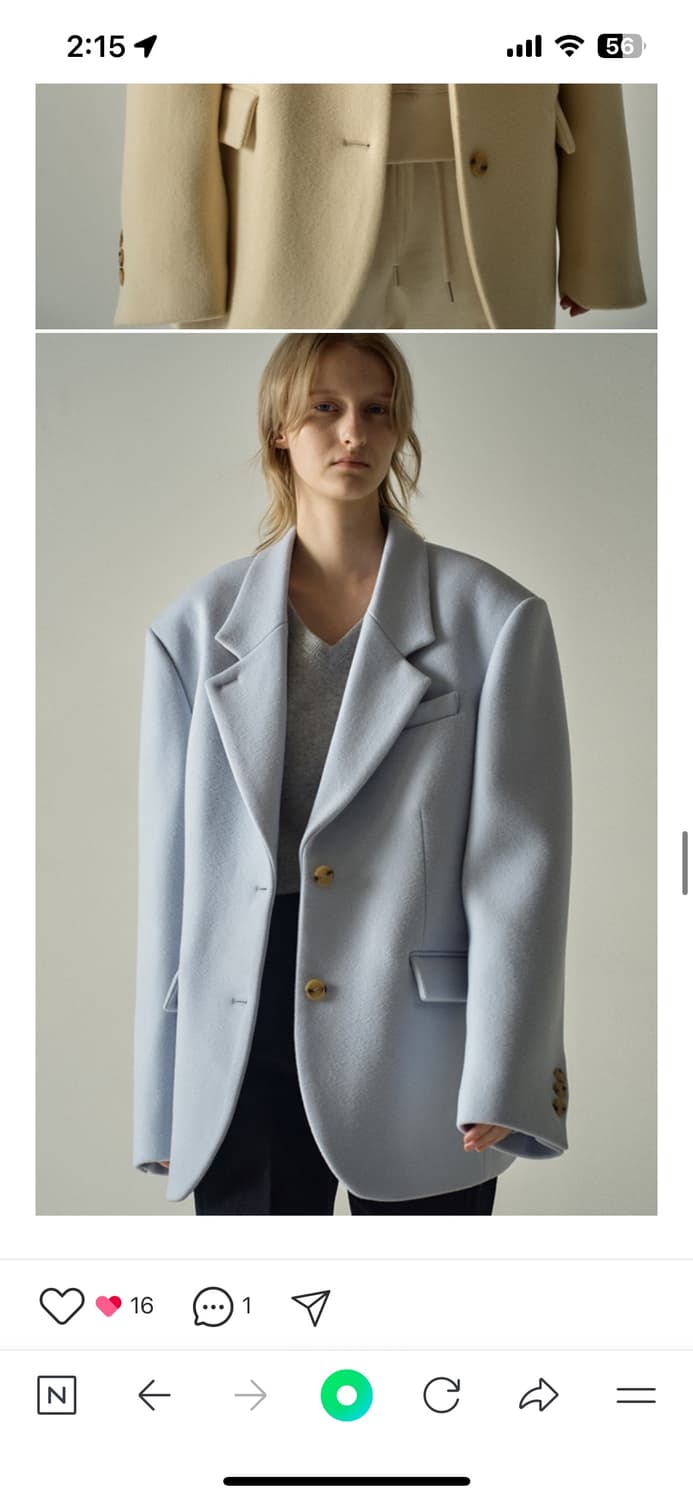 파사드패턴 캐시미어 코트 상품이미지2