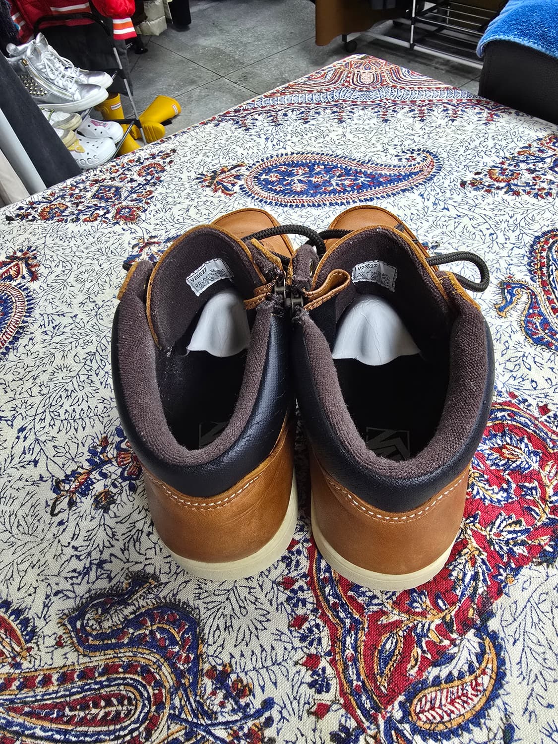 Vans 반스 브라운 레더 하이탑 (1541) 상품이미지4