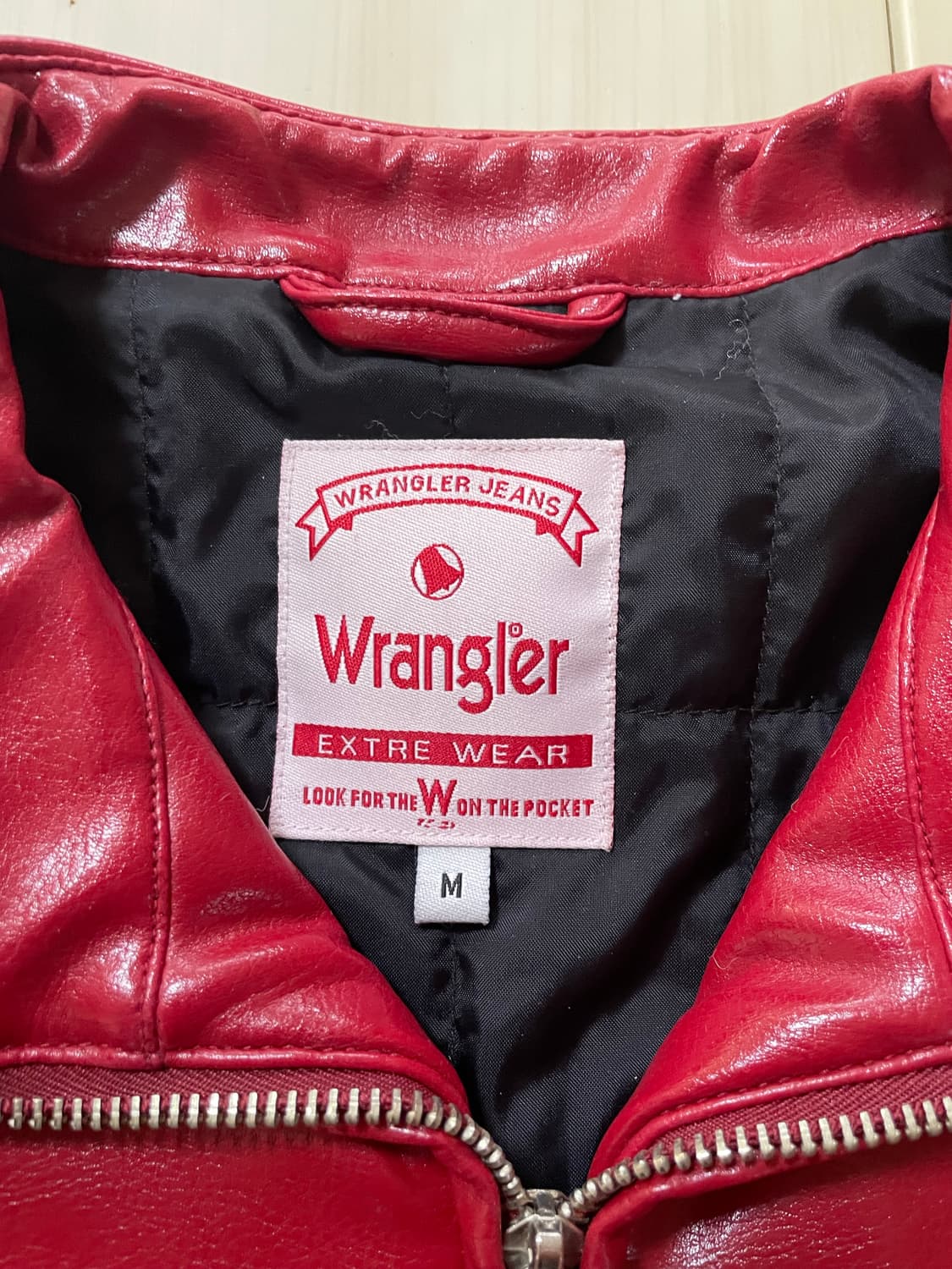 랭글러 우먼 가죽자켓 M 상품이미지3