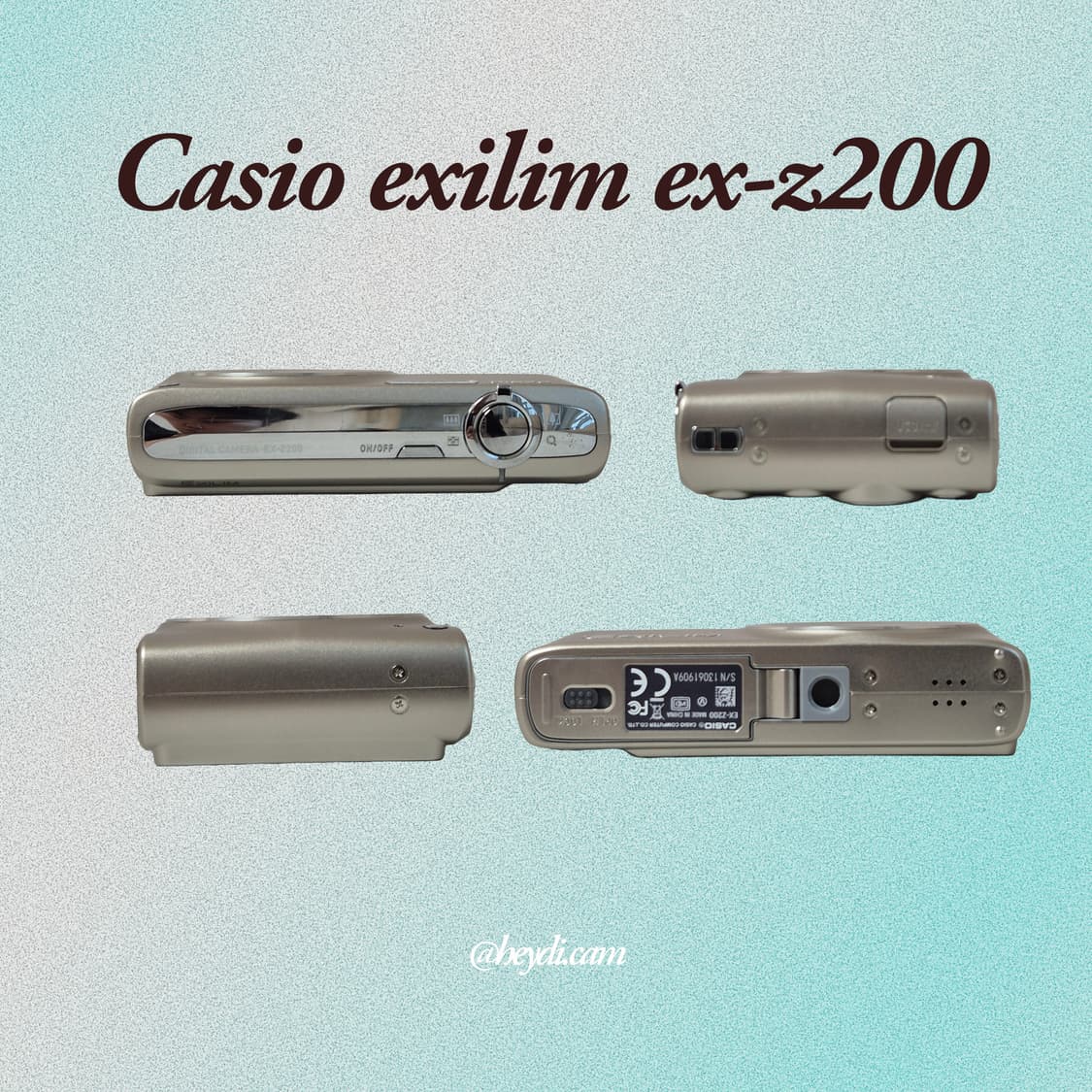 A급) 카시오 Exilim EX-Z200 골드 상품이미지3