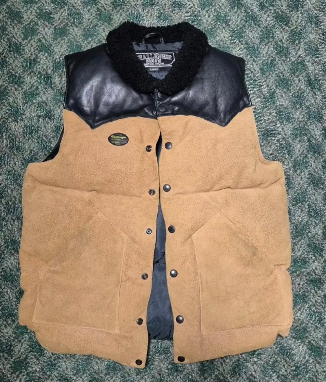 챌린저 가죽다운 베스트 상품이미지2