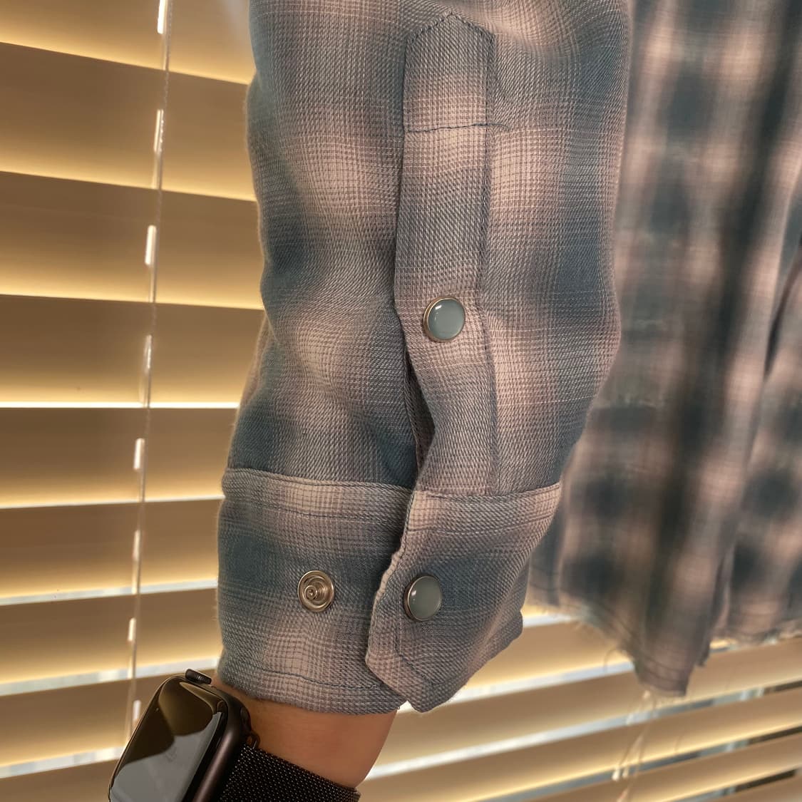 조거쉬 JOEGUSH 커트코베인 3 플란넬 웨스턴 셔츠 틸그린 2사이즈 상품이미지3