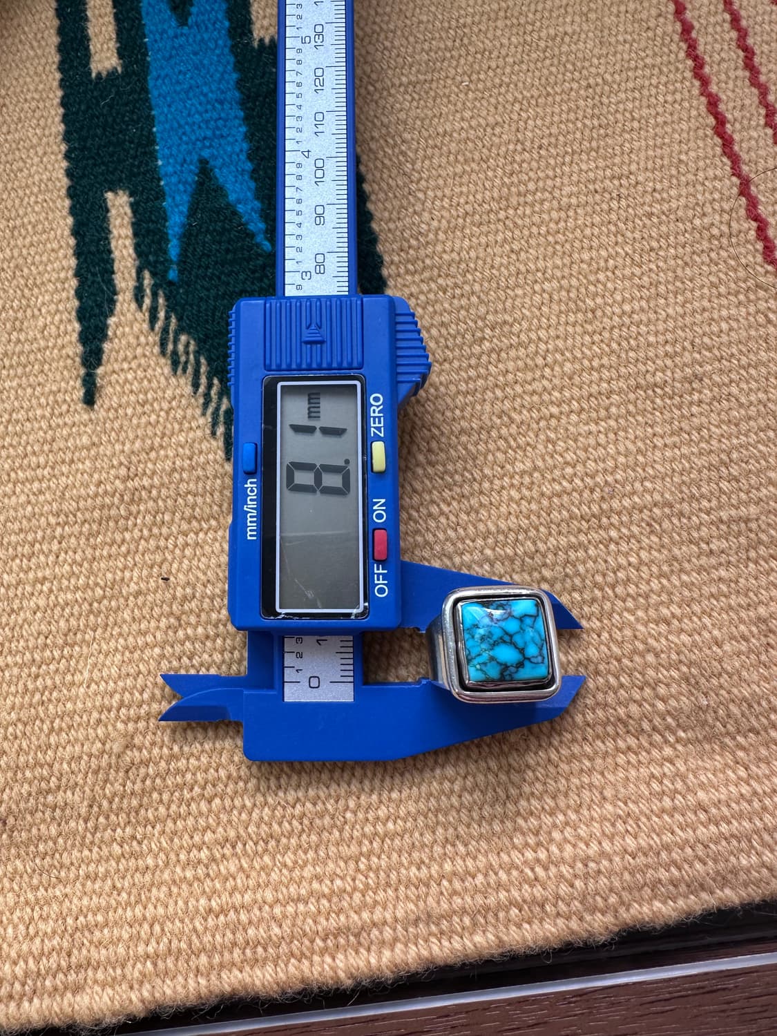 네이티브아메리칸 인디언주얼리 나바호 Albert Platero 터키석링 상품이미지10