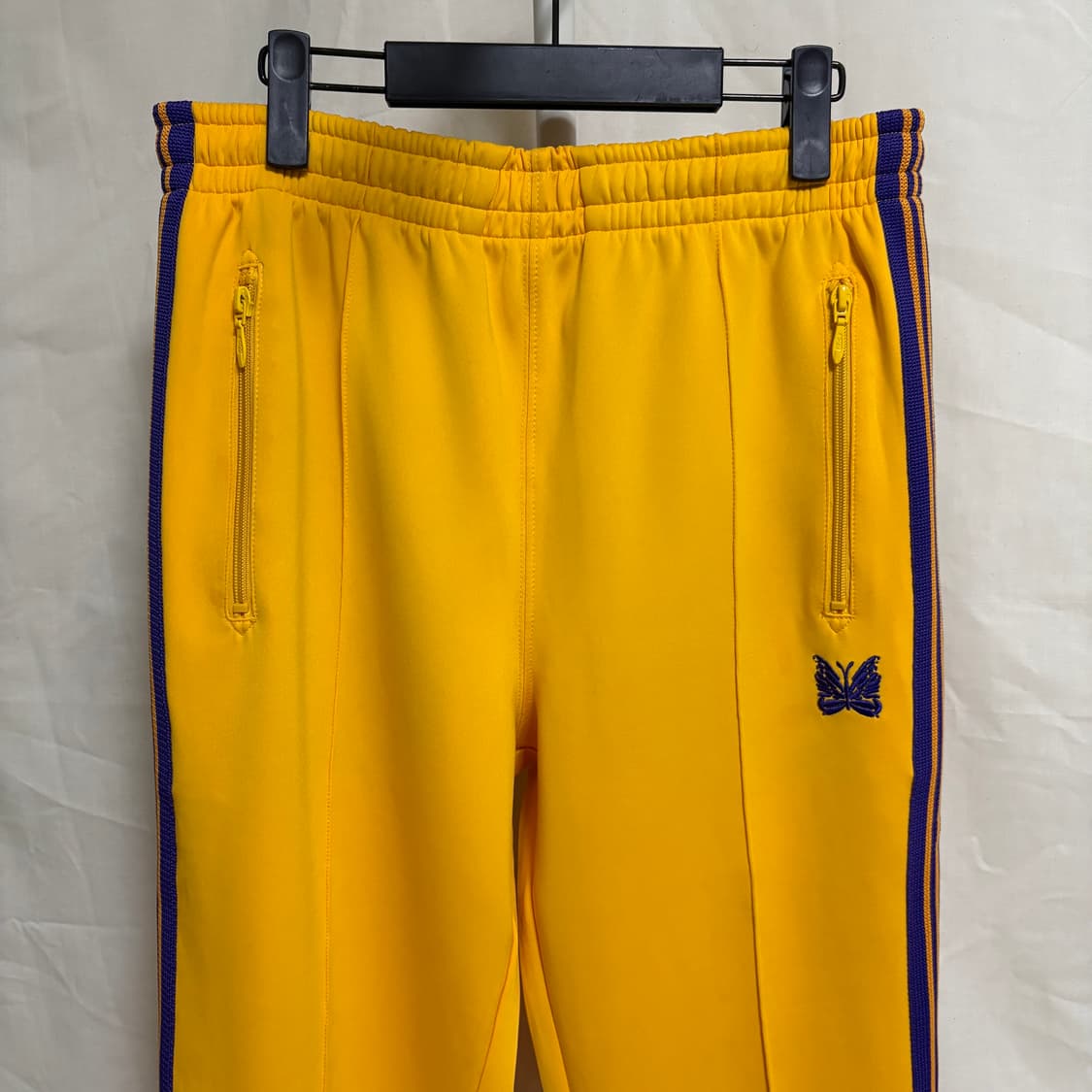 니들스 내로우핏 트랙팬츠 / 옐로우-퍼플, XL 상품이미지2