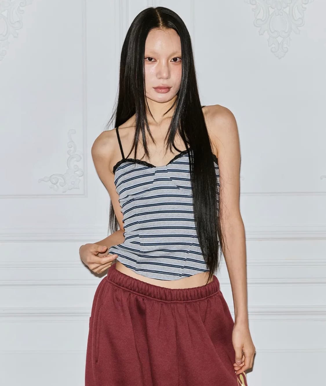 미스테리어스호텔 코르셋나시 그레이 상품이미지3