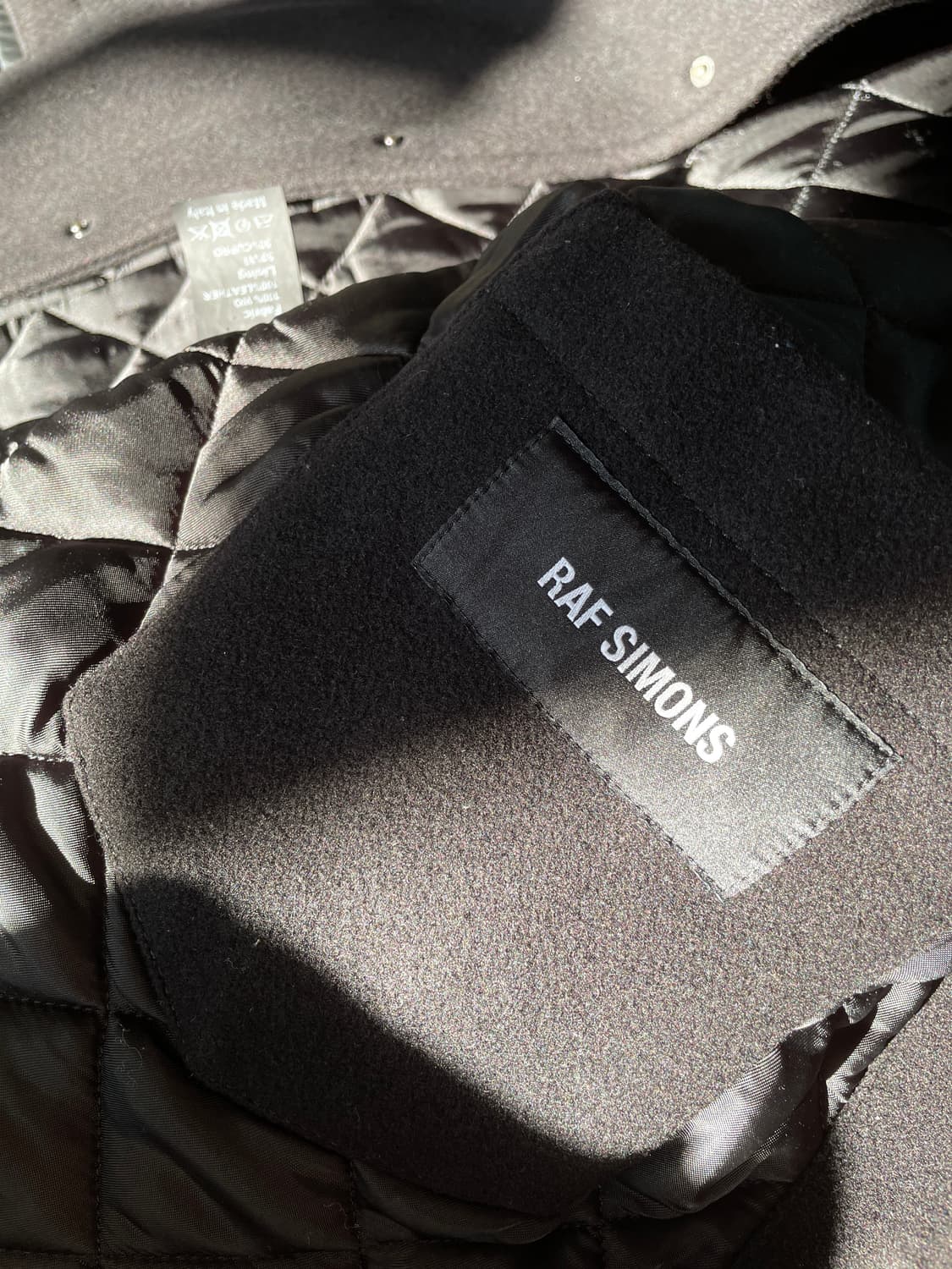 라프시몬스 바시티 코트 18FW 상품이미지4