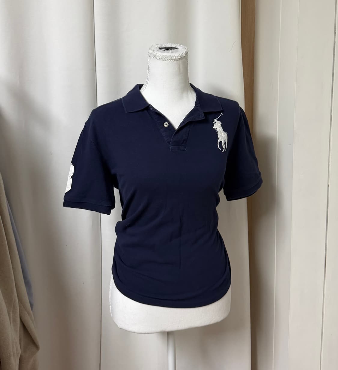 폴로 랄프로렌 빅포니 딱붙 반팔 피케 상품이미지3