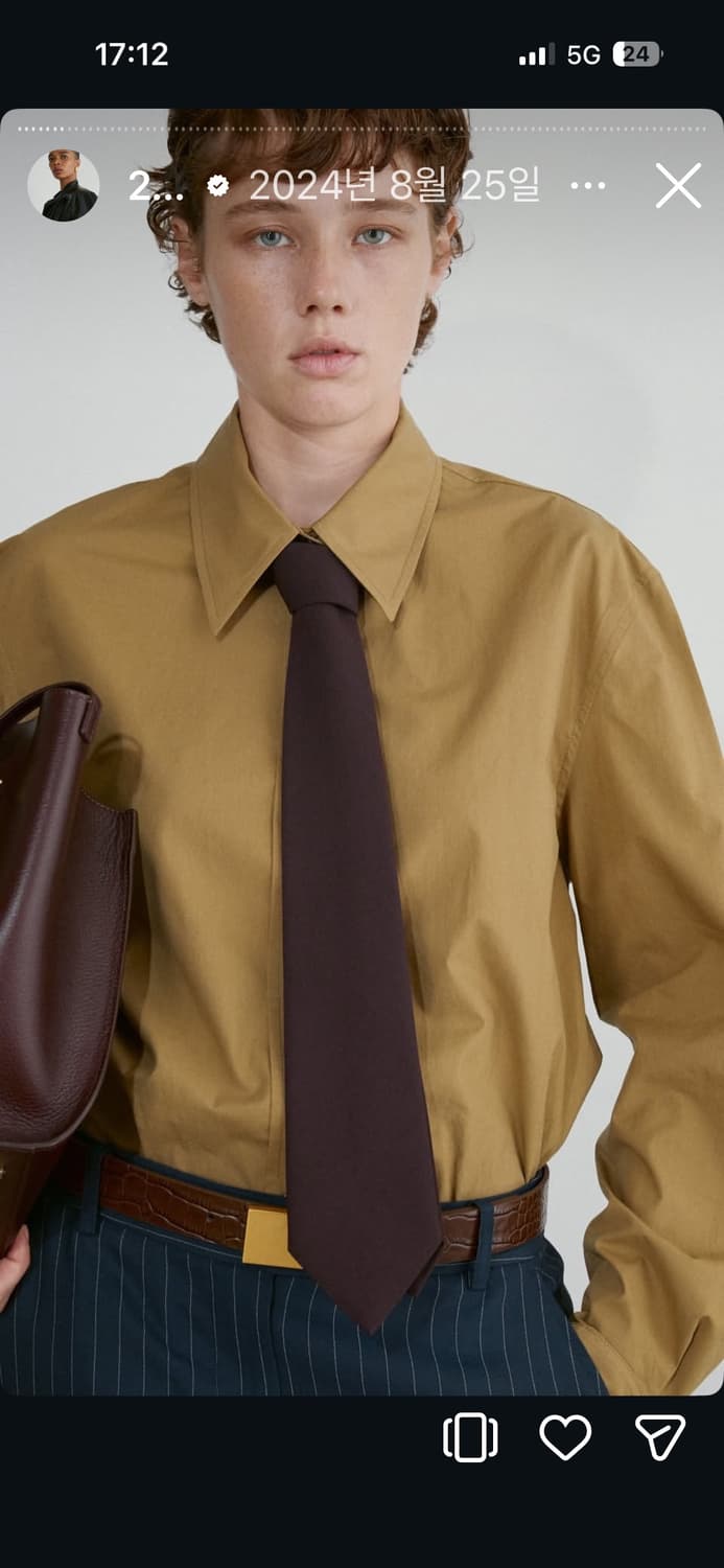 렉토 24FW 셔츠 상품이미지2