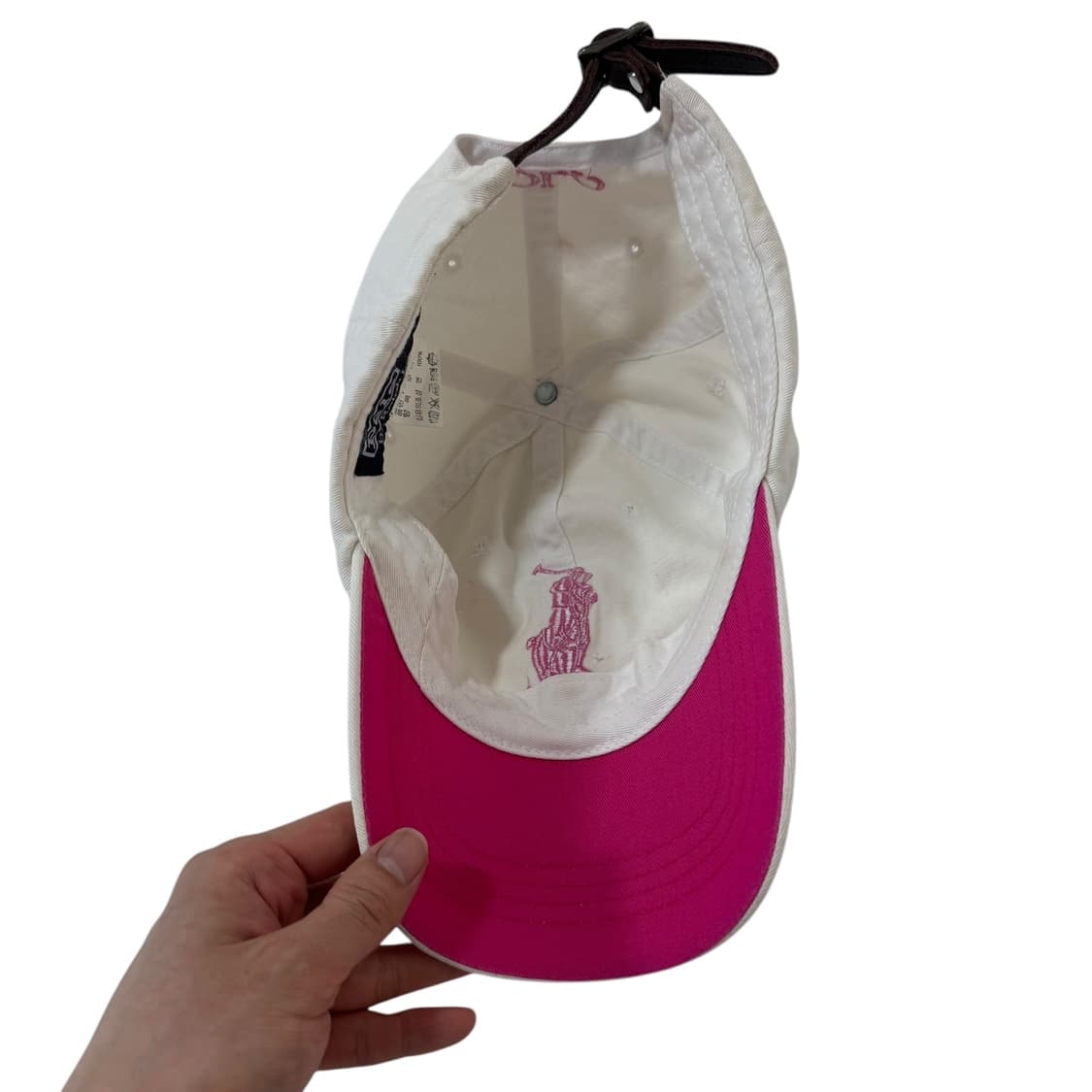 폴로 랄프로렌 딸기우유 빅폴로니 볼캡 상품이미지4