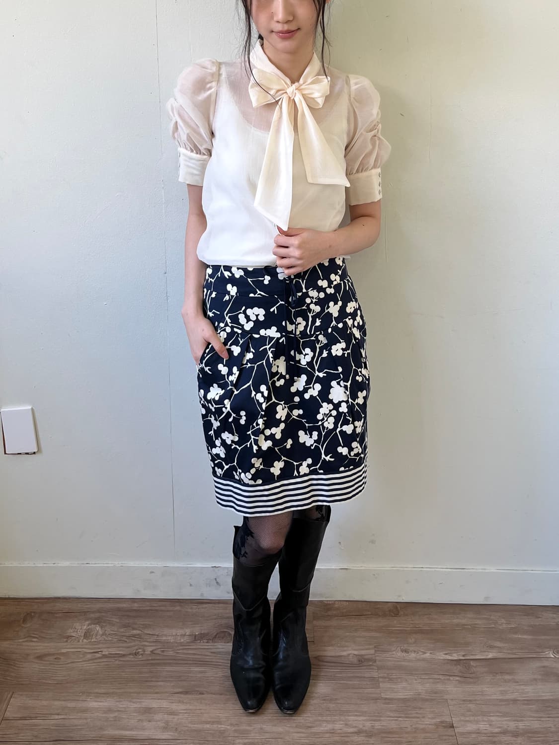 MaxMara 아트 미디 스커트 상품이미지6