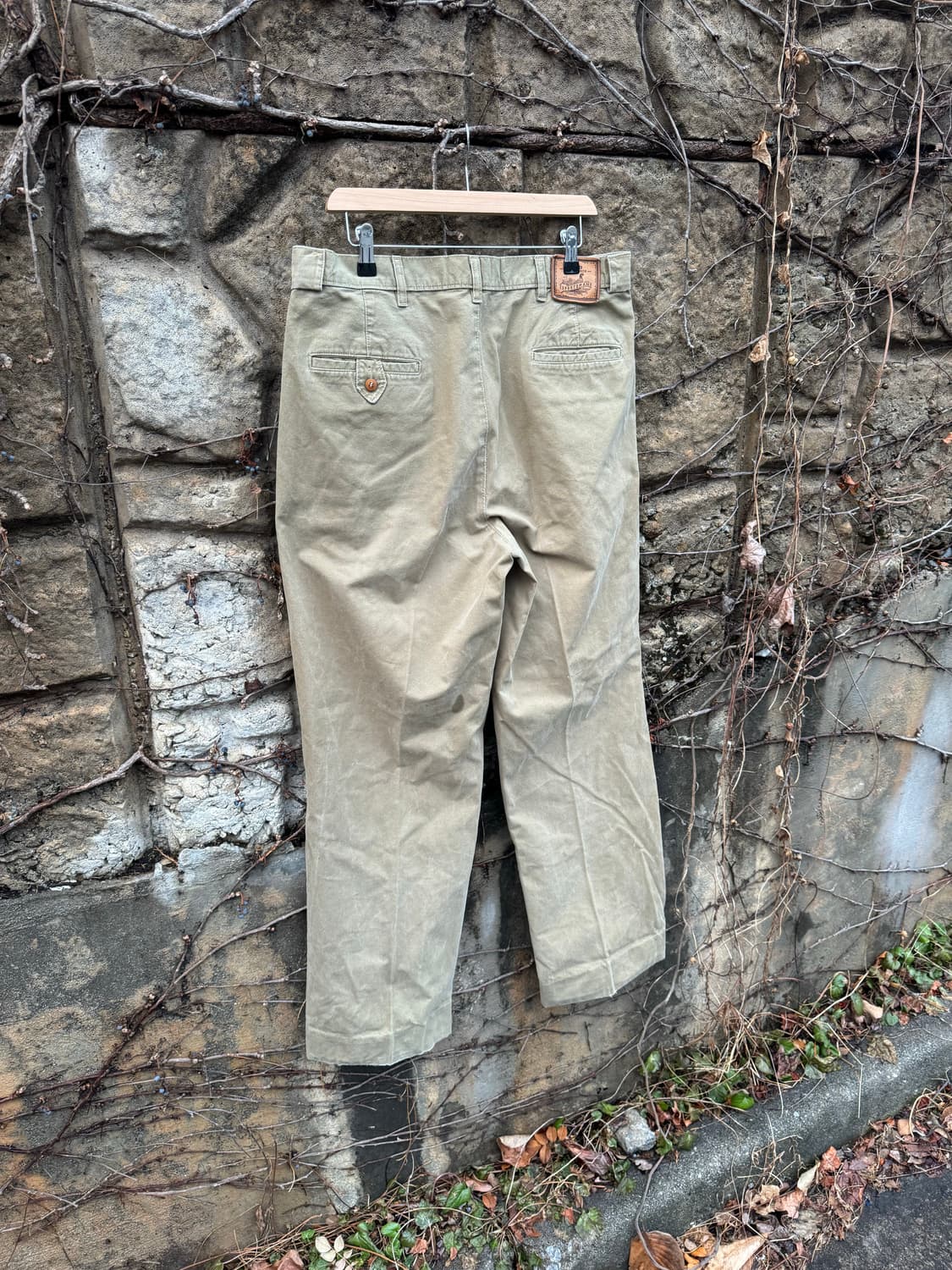 80~90s rrl 폴로 컨트리 스포츠맨 왁스코튼 치노 팬츠 34 상품이미지5