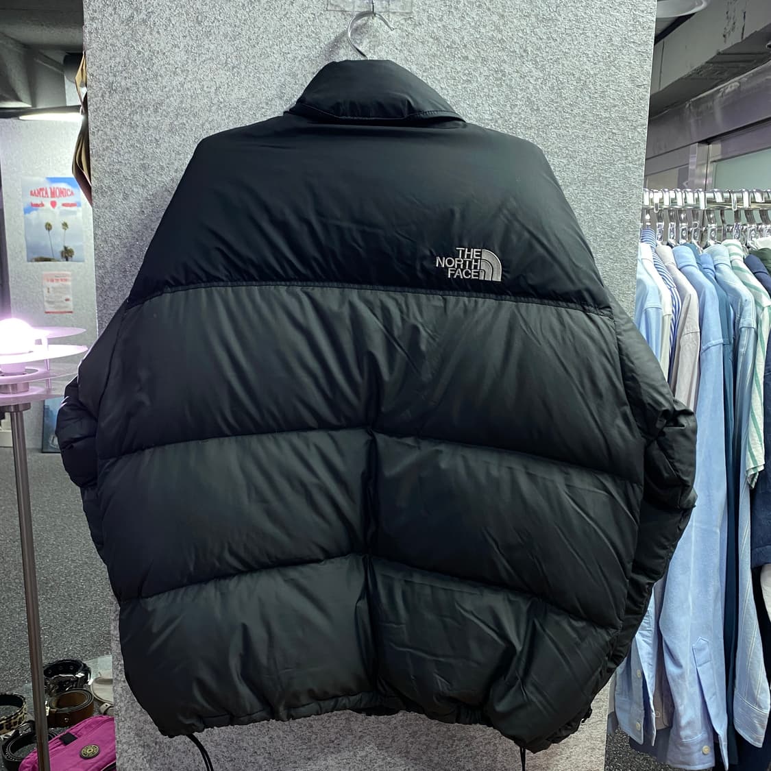 노스페이스 700 나일론 그레이 패딩 B3433 상품이미지5