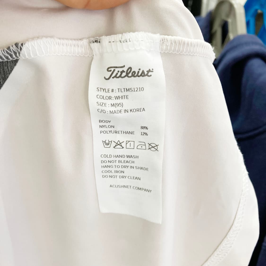 타이틀리스트 정품 2021 남성골프반팔 M 진스센스 상품이미지5