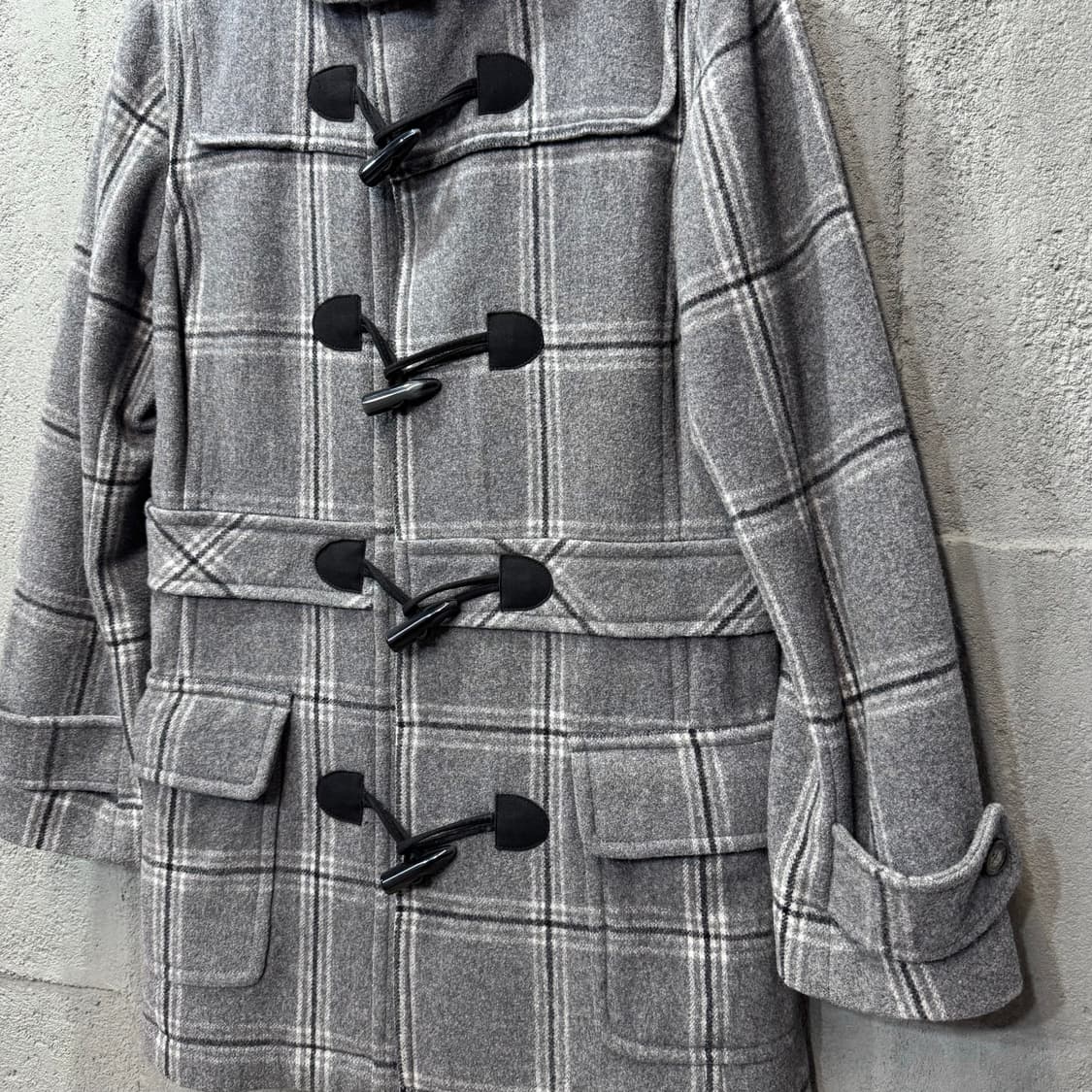 노티카 우먼스 체크 더플 코트 (L)   상품이미지2