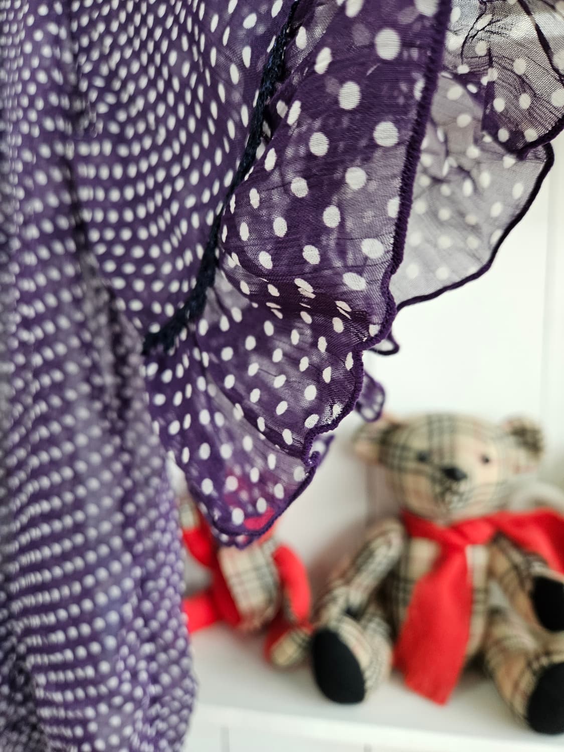 (axes femme) 도트 쉬폰 레이스 블라우스 상품이미지7