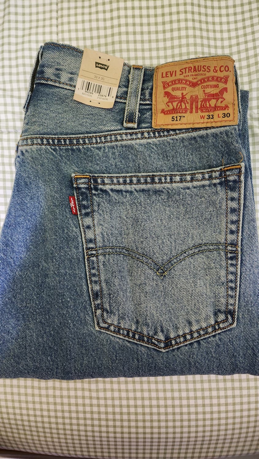리바이스 517 부츠컷 라이징선 33/30 새상품 상품이미지1