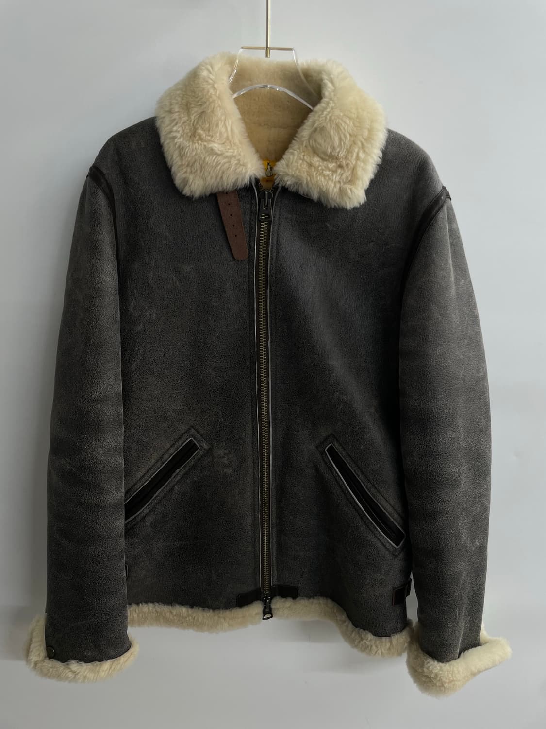 FR2×VANQUISH B-3 무스탕 자켓 L사이즈 상품이미지3