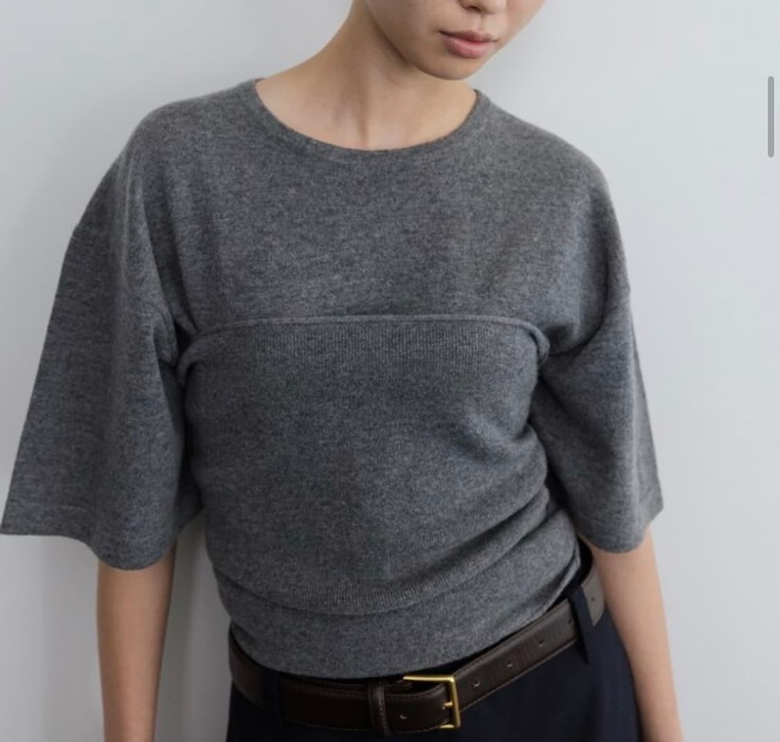 디애퍼처 니트 튜브탑 상품이미지1