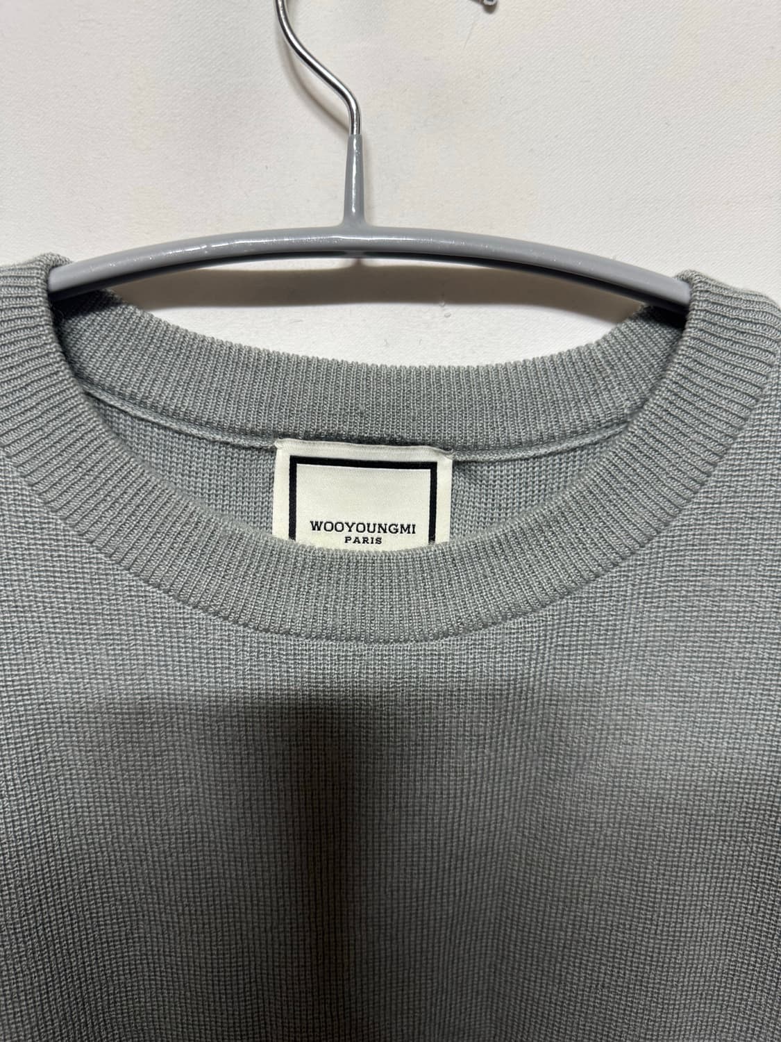 48 우영미 스퀘어 텍션지 니트 상품이미지5