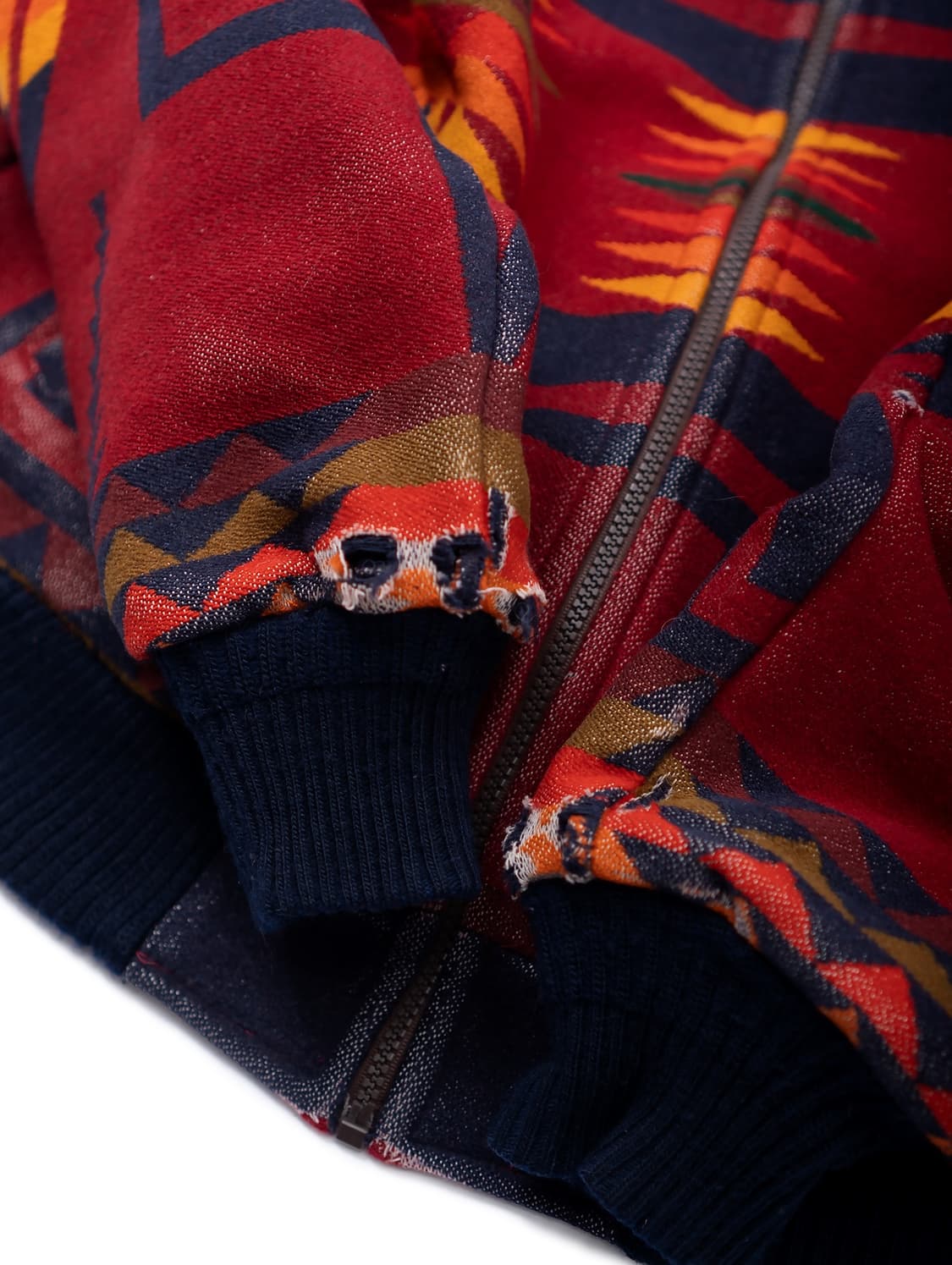 80’s Pendleton Bomber Leather Jacket 상품이미지3