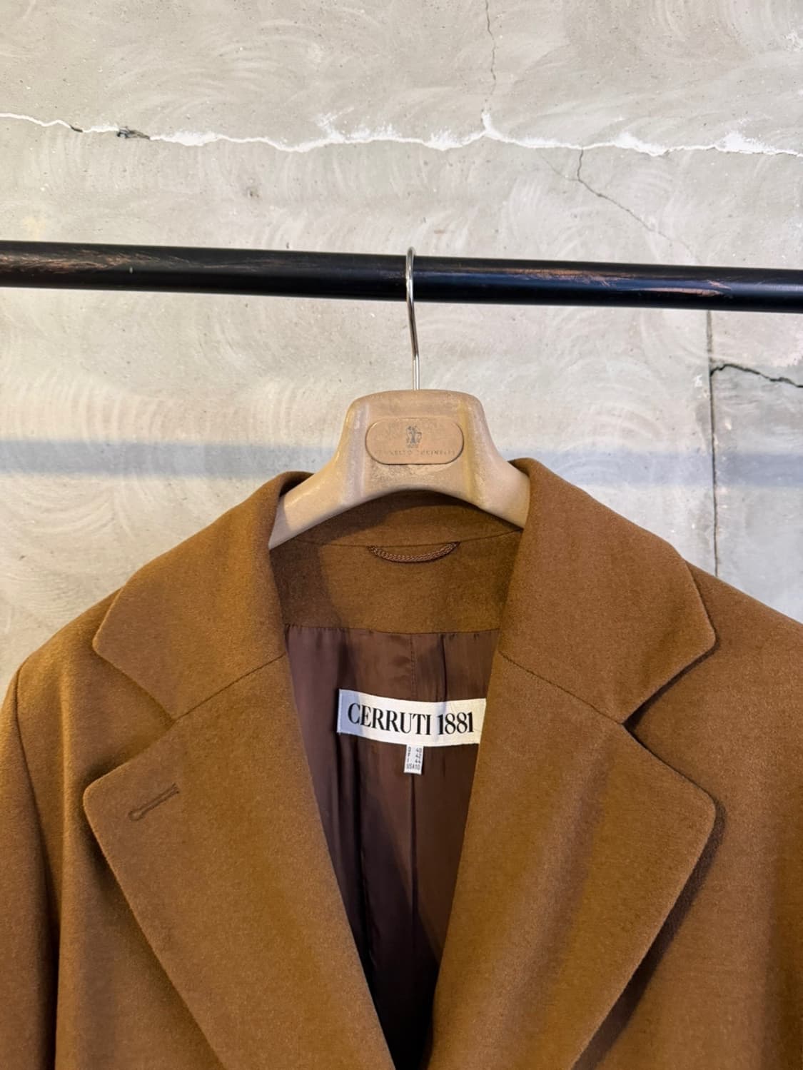 세루띠 캐시미어 더블 브레스티드 코트 66~77 상품이미지3