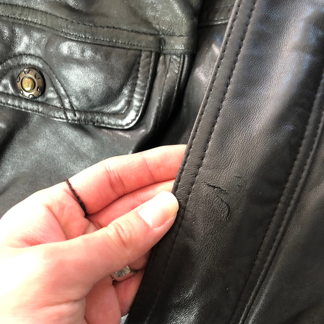 빈티지 A2 레더자켓  상품이미지5