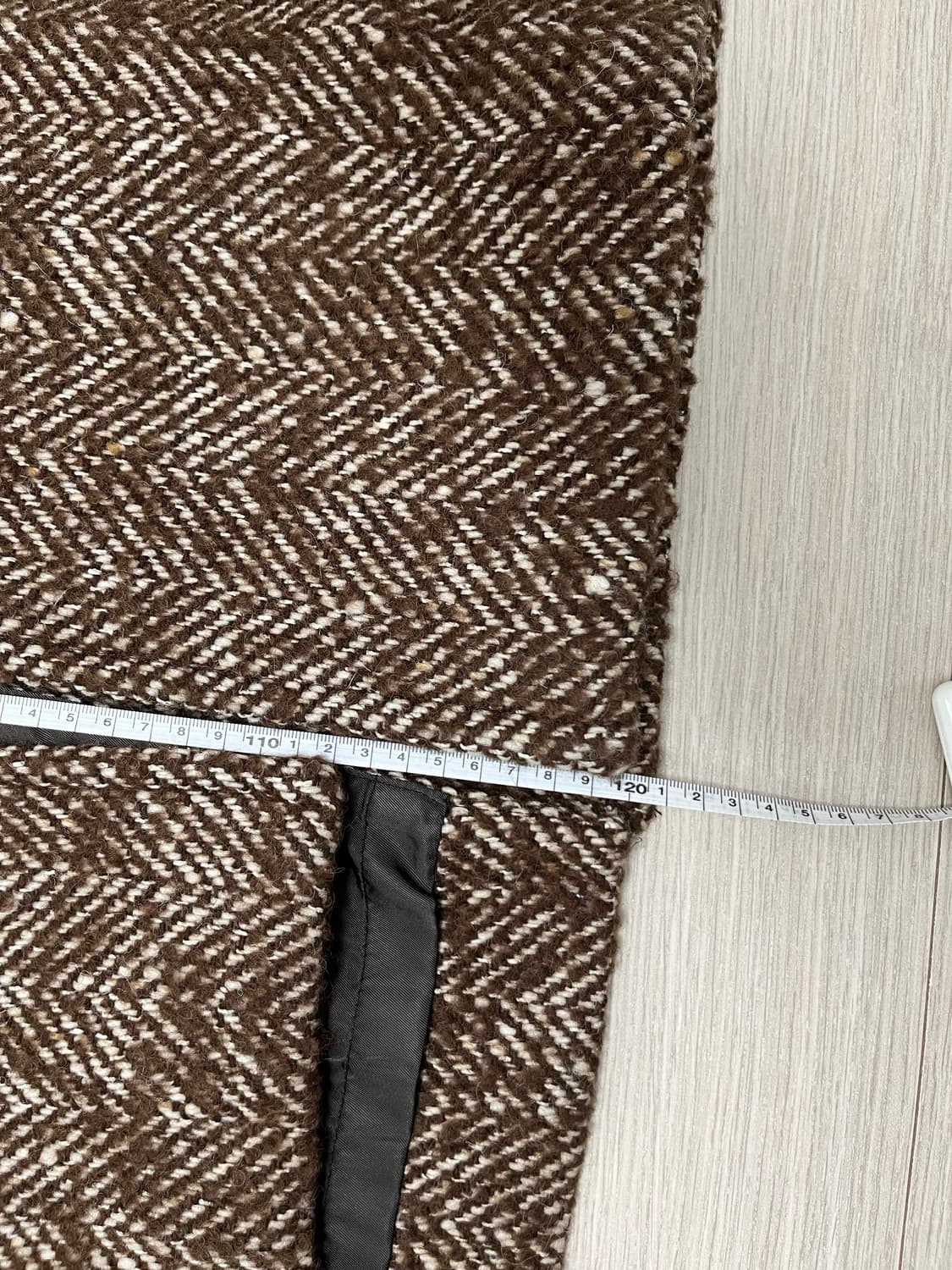 [5]오라리 22AW  울 알파카 헤링본 트위드 수티엥 카라 코트 상품이미지9