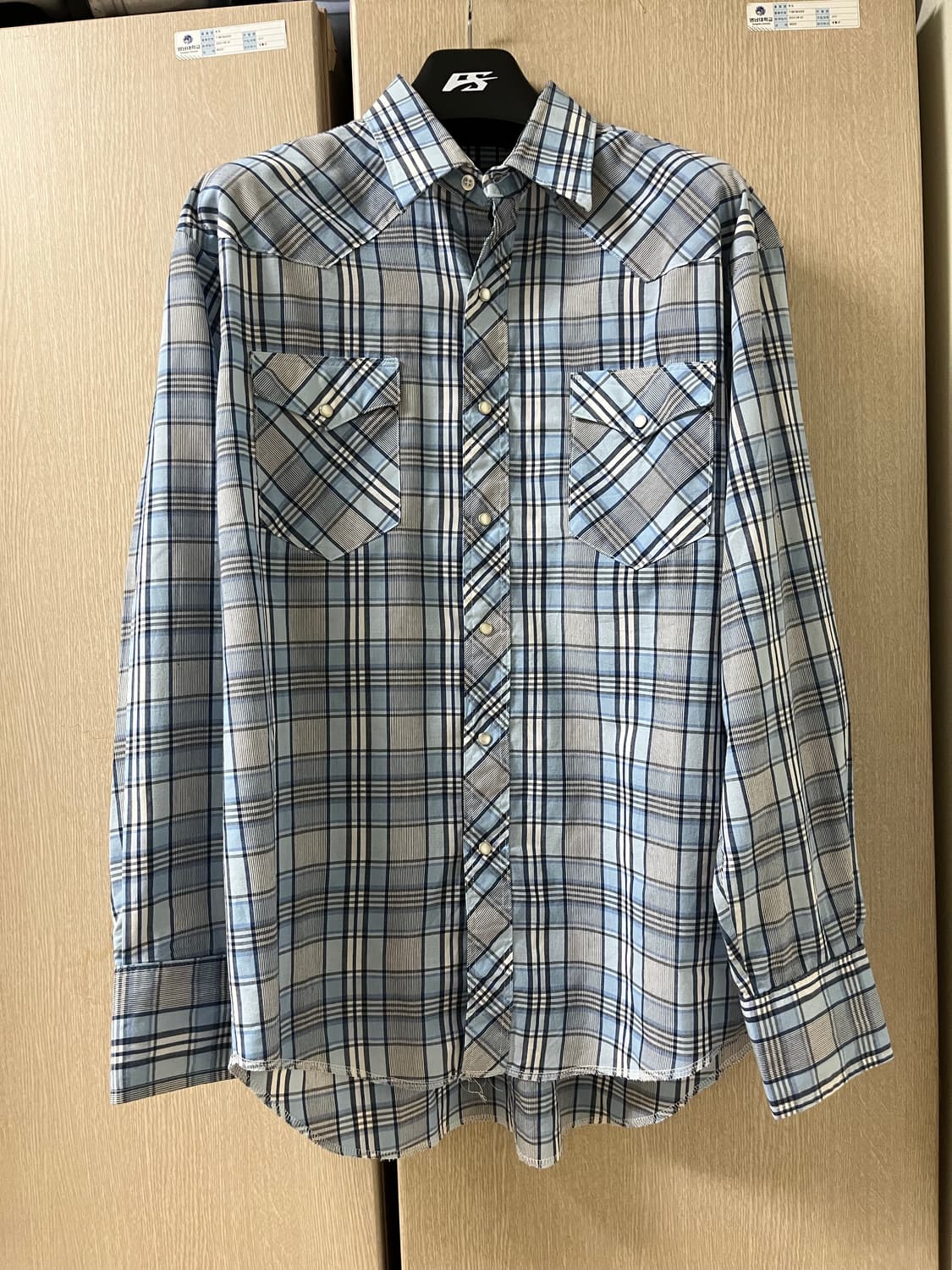 일괄) Wrangler 랭글러 웨스턴 체크 셔츠 상품이미지1