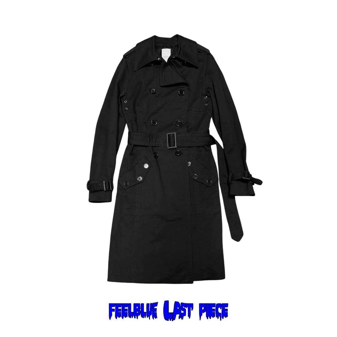 Belted Gothic Trench Coat 상품이미지7