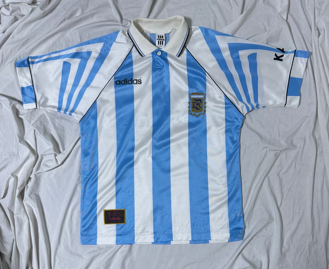 아디다스 아르헨티나 축구 국대 96 98 홈 유니폼 마라도나 바티스투타 상품이미지1