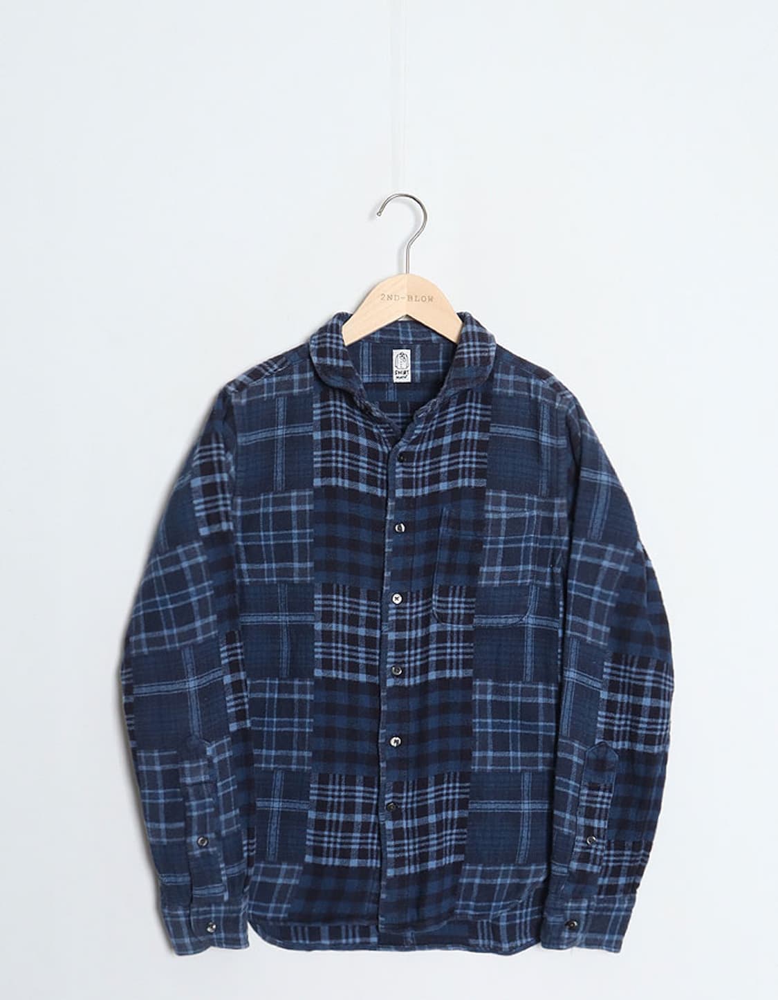 SHIRT KATO' Patch Work Flannel Shirts 상품이미지1