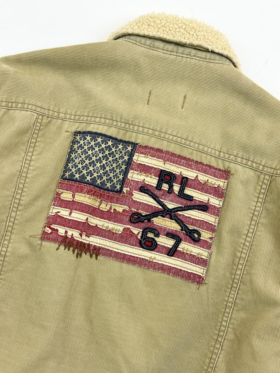 폴로진스앤컴퍼니 성조기 코듀로이 쉐르파 자켓 상품이미지4